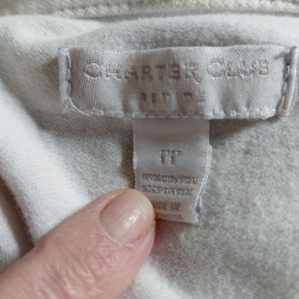 Charter Club White Ruffled Button-Down Shirt - Picture 4 of 4